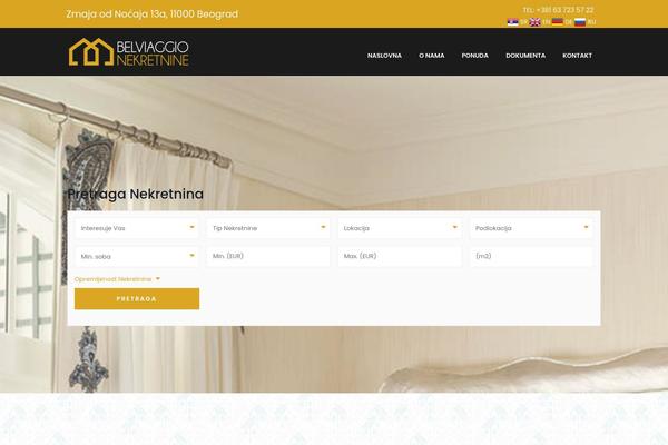 Wp Estate theme site design template sample
