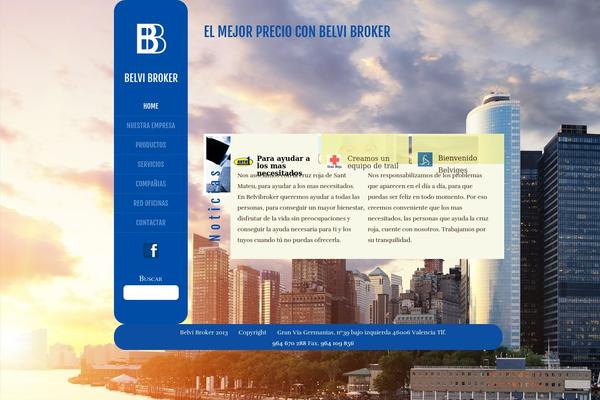 Stitch theme site design template sample