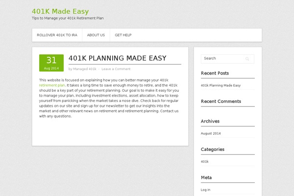 Contango theme site design template sample