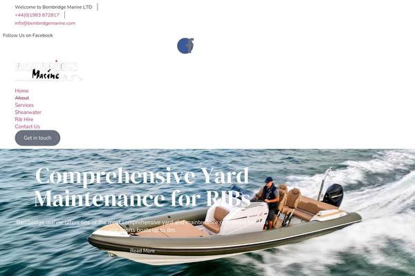 Brick theme site design template sample