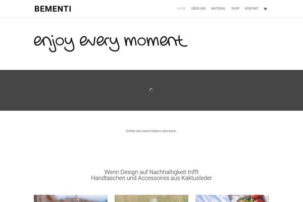 Divi Child theme site design template sample