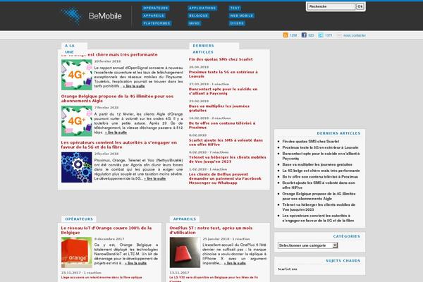 bemobile.be site used Bm