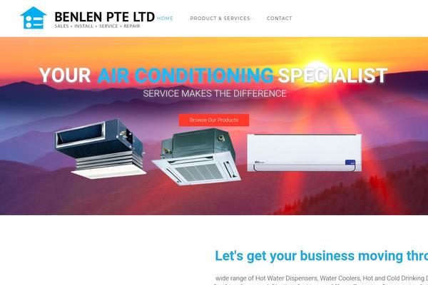 Montblanc theme site design template sample