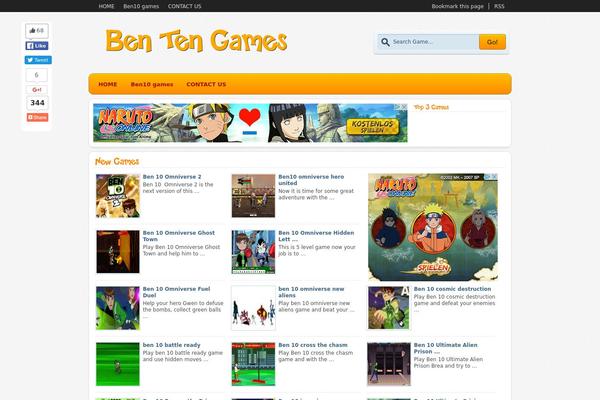 Durus theme site design template sample
