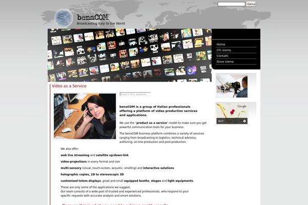 Intergalactic theme site design template sample
