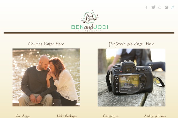 Camera7 theme site design template sample