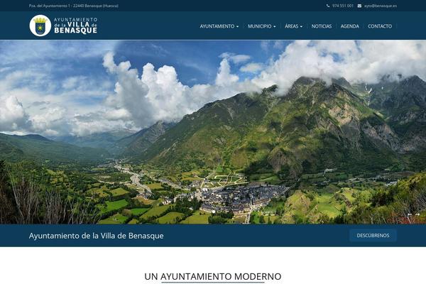 Modality theme site design template sample