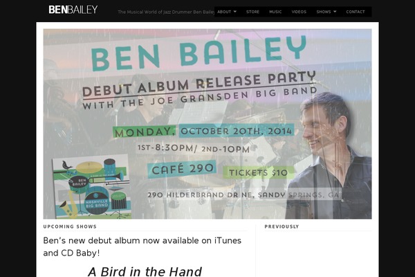 benbaileymusic.com site used Modularity