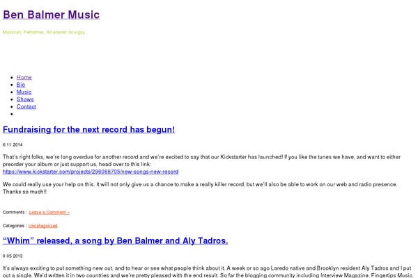 Lush theme site design template sample