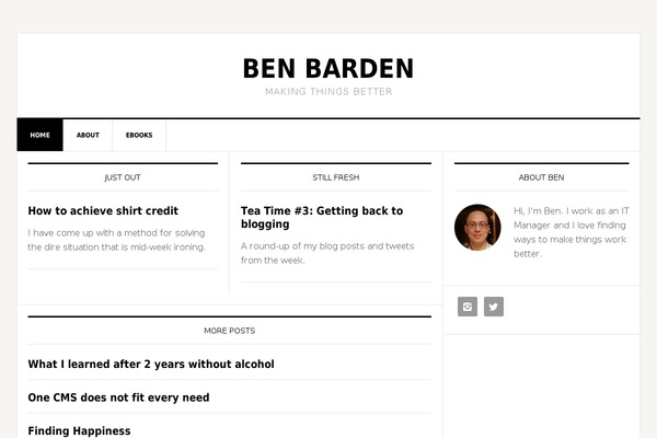 Café Pro theme site design template sample