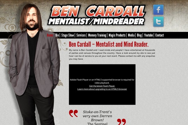 bencardall.com site used Bencardall