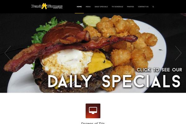 Supernova theme site design template sample