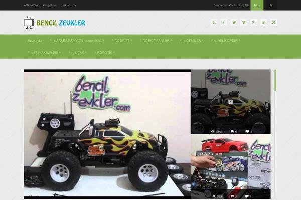 BeeTube theme site design template sample