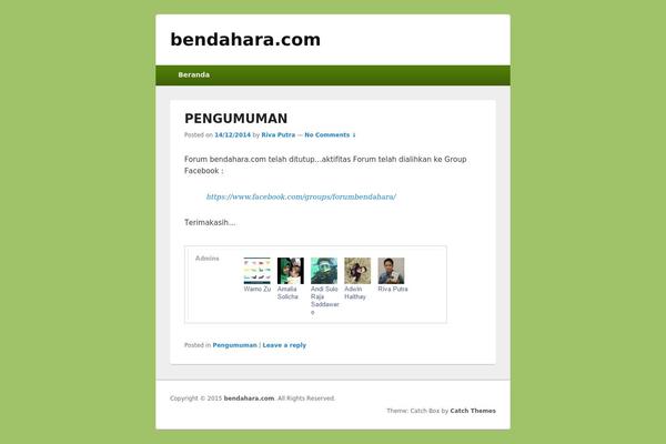 Catch Box theme site design template sample