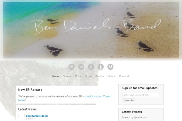 Dinky theme site design template sample