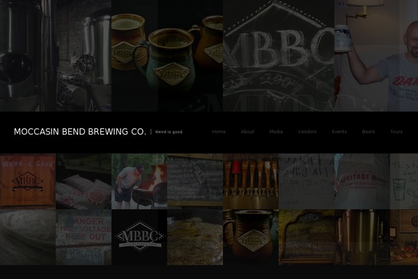 Fullscreen theme site design template sample