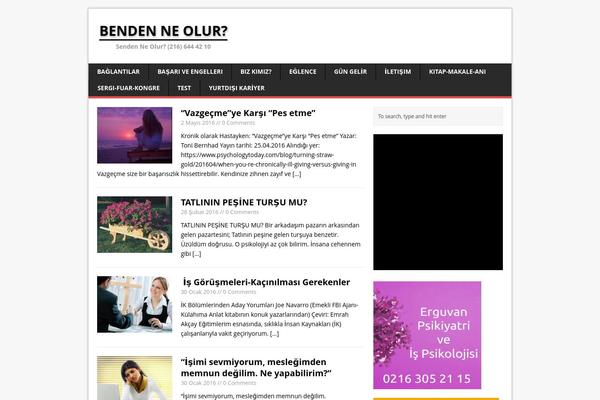 MH Magazine lite theme site design template sample