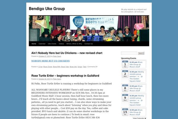 Twenty Ten theme site design template sample