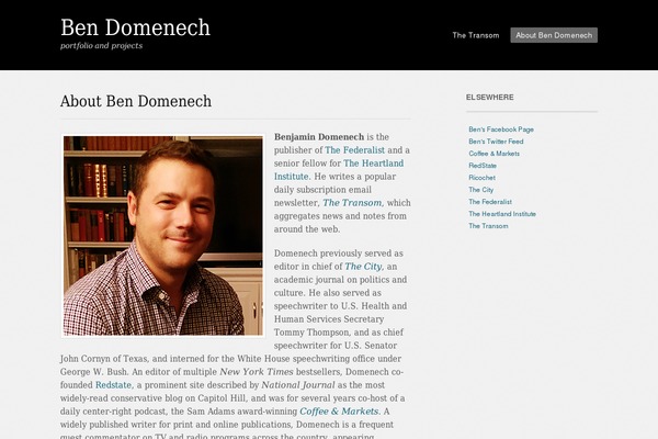 Portfolio Press theme site design template sample