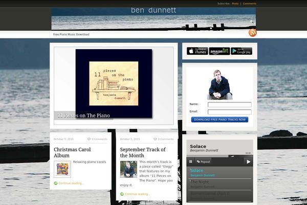 Fresh News theme site design template sample