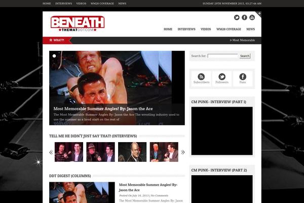 Backstreet theme site design template sample