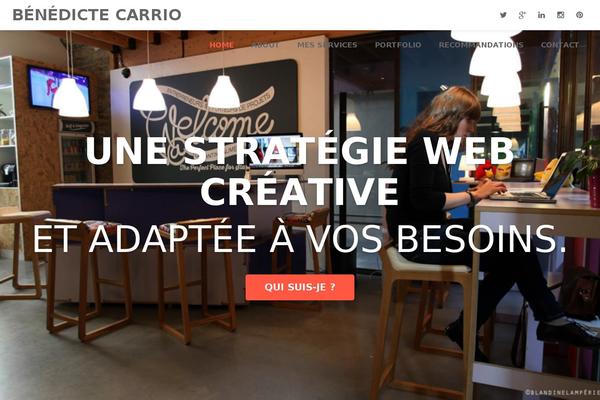 Corsa theme site design template sample