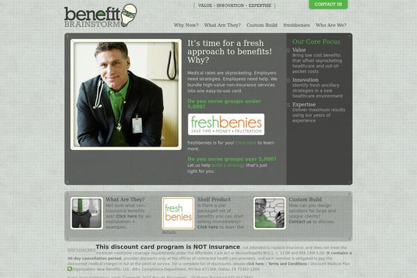 Brainstorm theme site design template sample