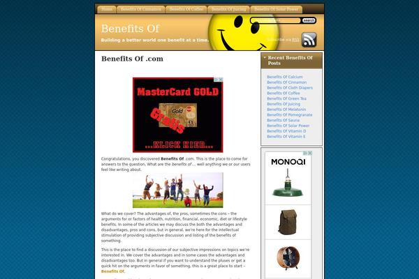 benefitsof.com site used Flexibility 2