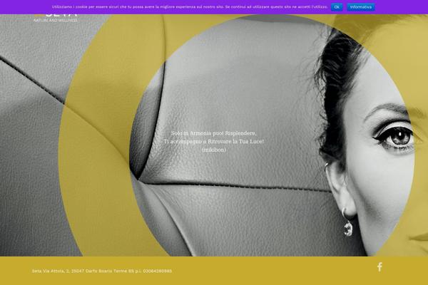 HairPress theme site design template sample