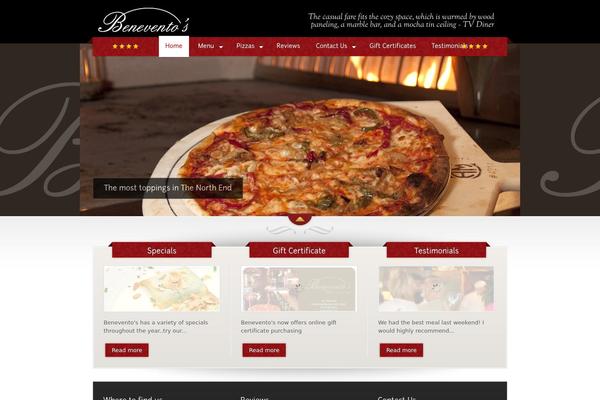 WordPress theme site design template sample