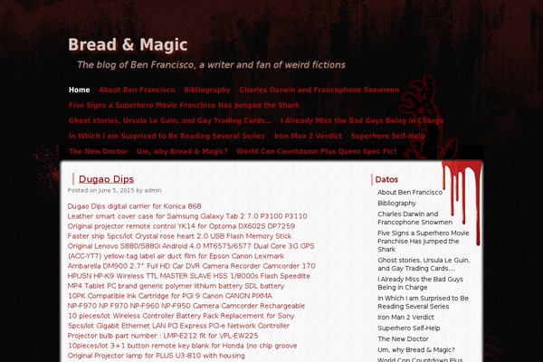 Zombie Apocalypse theme site design template sample