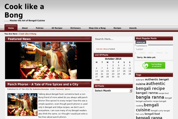 WordPress website example screenshot