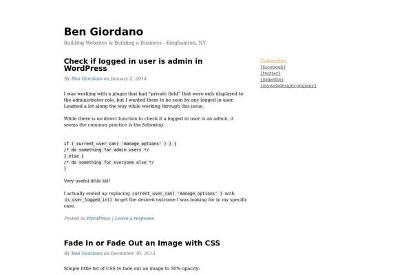Hybrid theme site design template sample