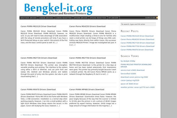 Thesis 1.8 theme site design template sample