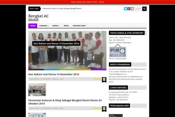 bengkelacmobil.com site used Kasep2