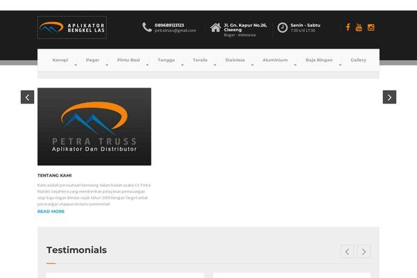 BLO theme site design template sample