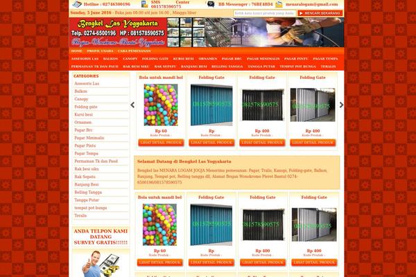 bengkellasyogyakarta.com site used Indostore3
