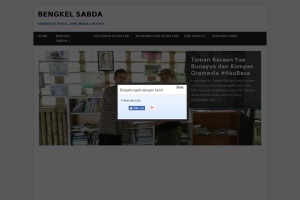 Site using Social PopUP - Facebook, Twitter & Google+ plugin