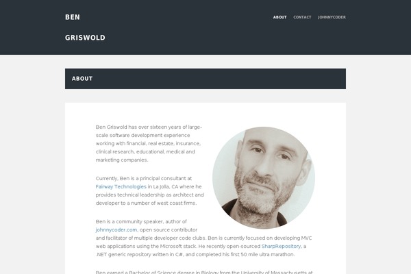 Readable theme site design template sample