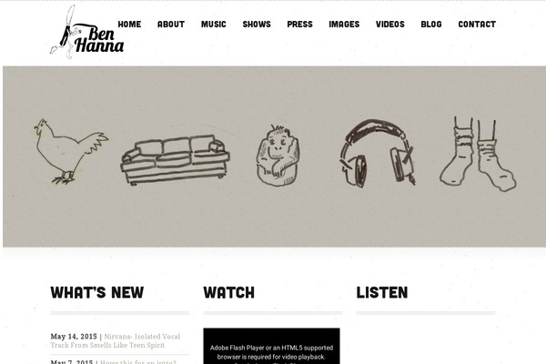 Soundstage theme site design template sample