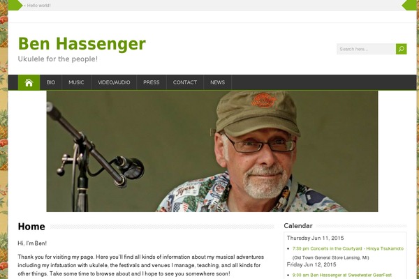 benhassenger.com site used Happenstance-premium