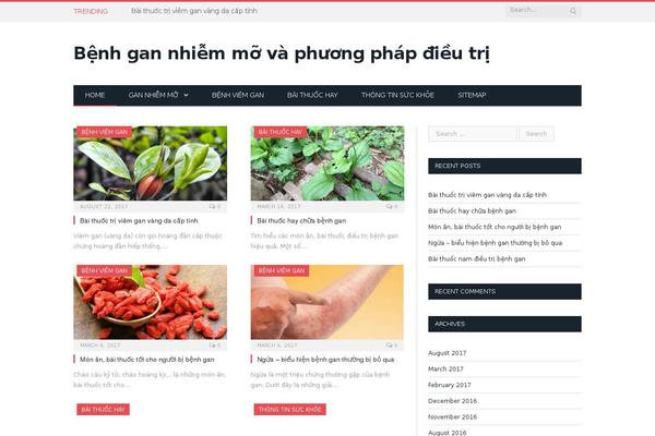 SmartMag theme site design template sample