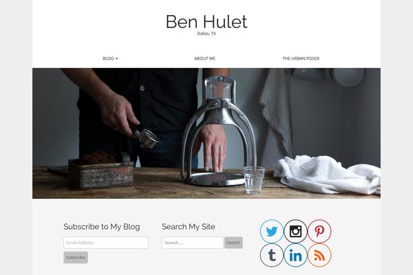 Matheson theme site design template sample