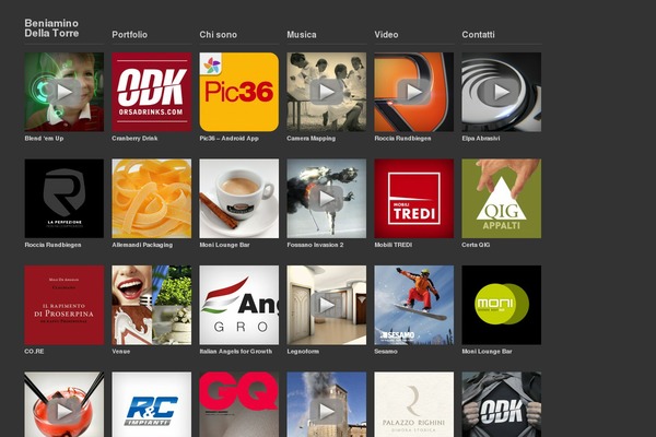 Portfolium theme site design template sample