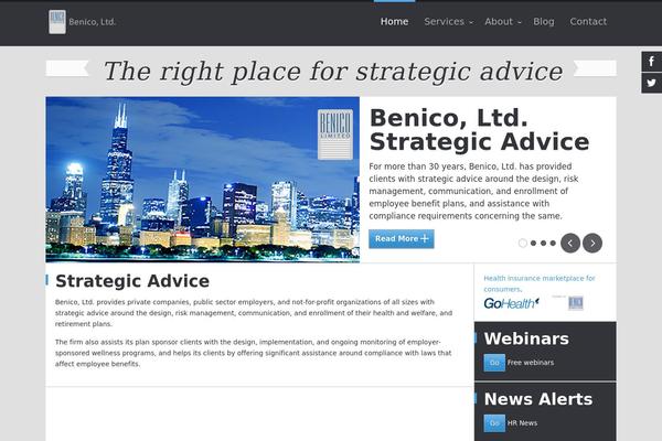 Kirigami theme site design template sample