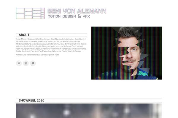 Kalium-child theme site design template sample