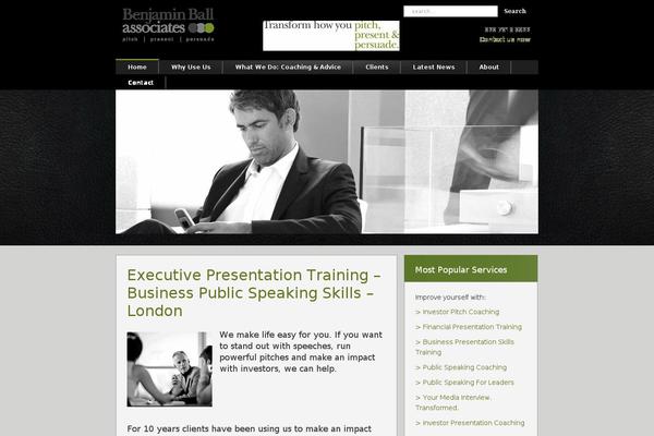 benjaminball.com site used Benjaminballv2