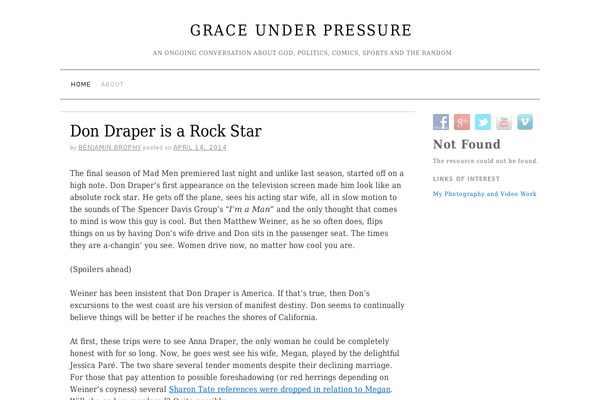 Brunelleschi theme site design template sample