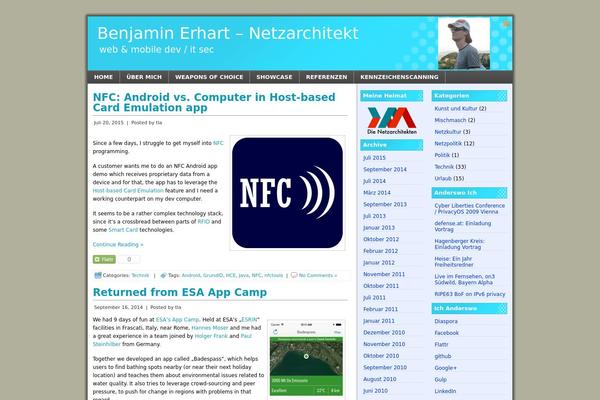 benjaminerhart.com site used Coralis