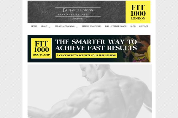 Balance theme site design template sample